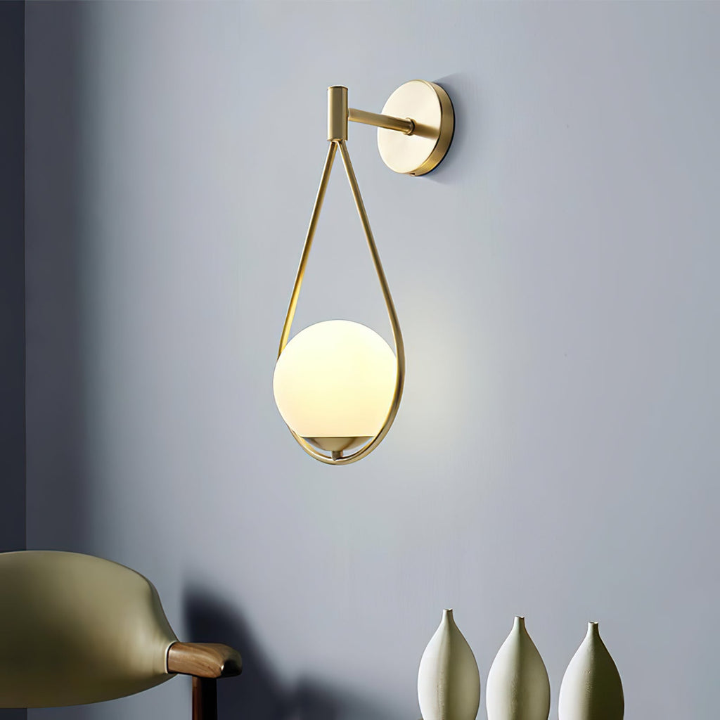BEAUMONT GILDED WALL SCONCE