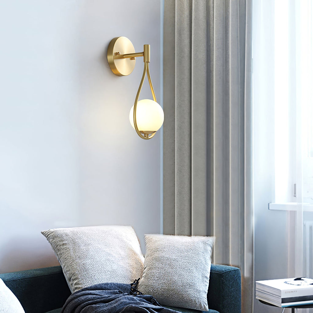 BEAUMONT GILDED WALL SCONCE