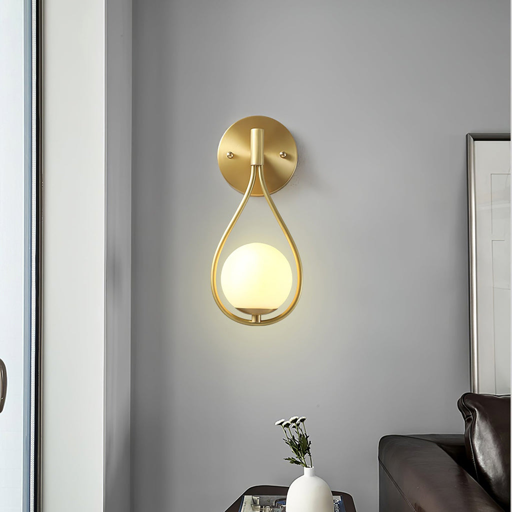 BEAUMONT GILDED WALL SCONCE