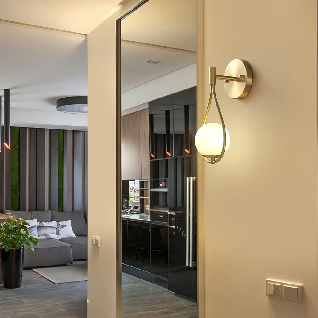 BEAUMONT GILDED WALL SCONCE