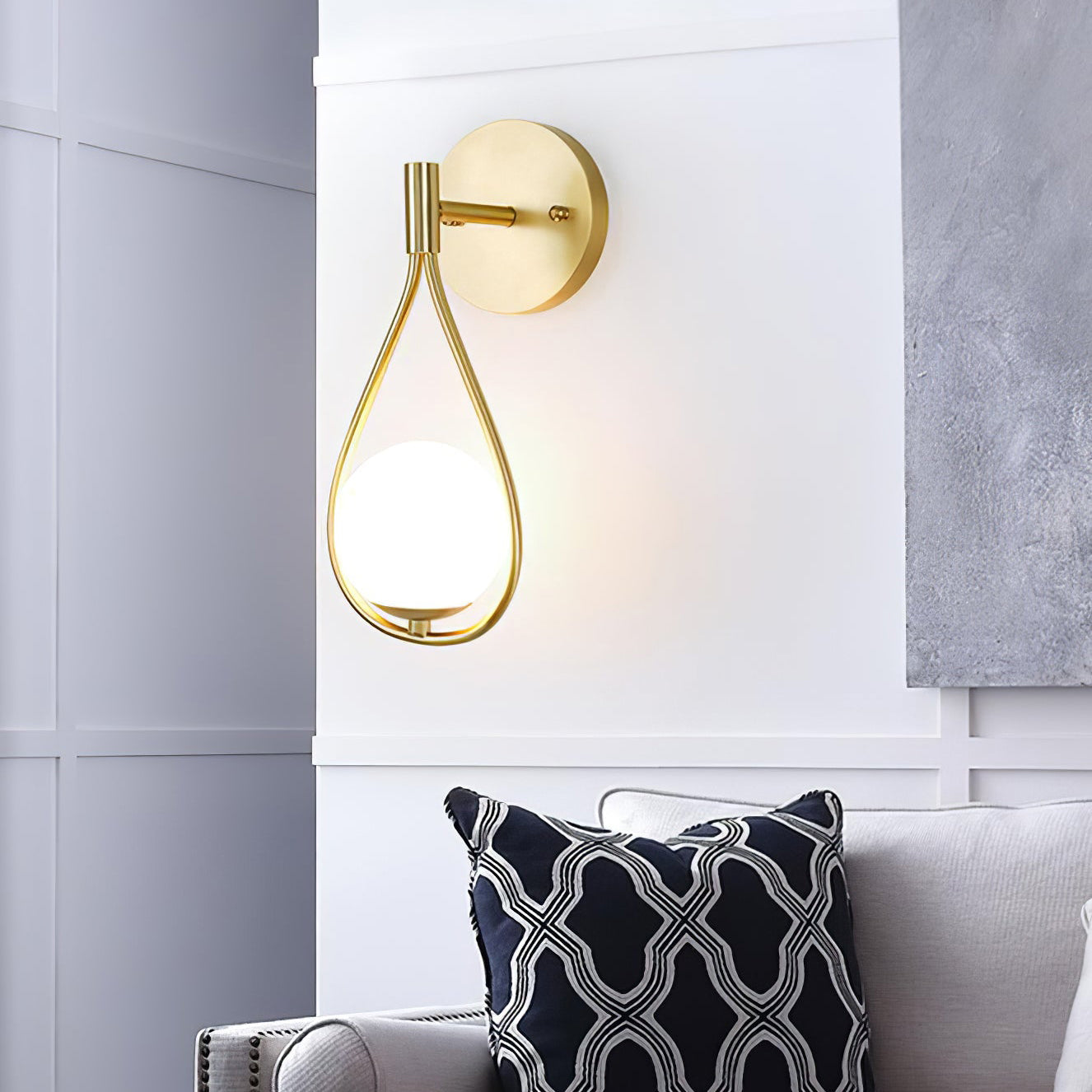 BEAUMONT GILDED WALL SCONCE