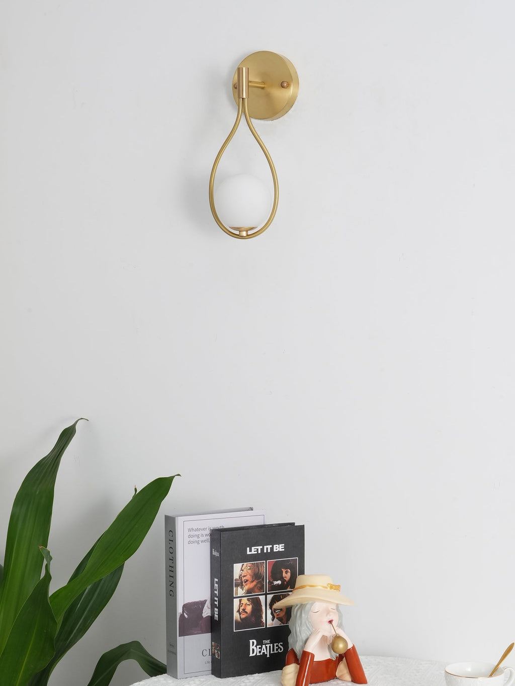 BEAUMONT GILDED WALL SCONCE