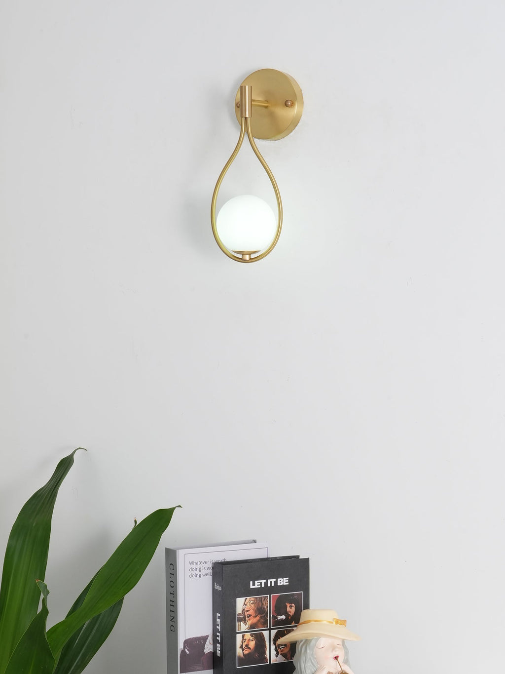 BEAUMONT GILDED WALL SCONCE