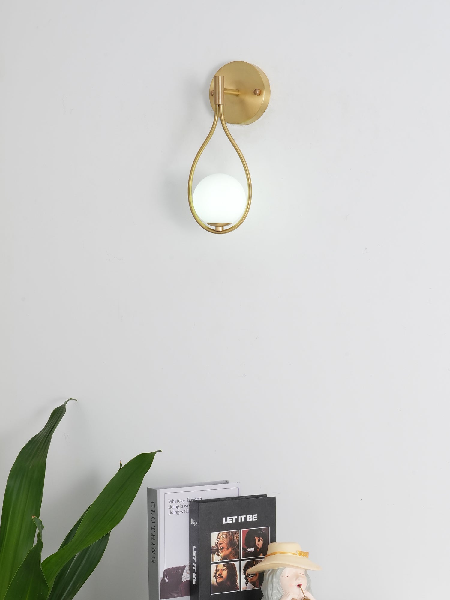 BEAUMONT GILDED WALL SCONCE