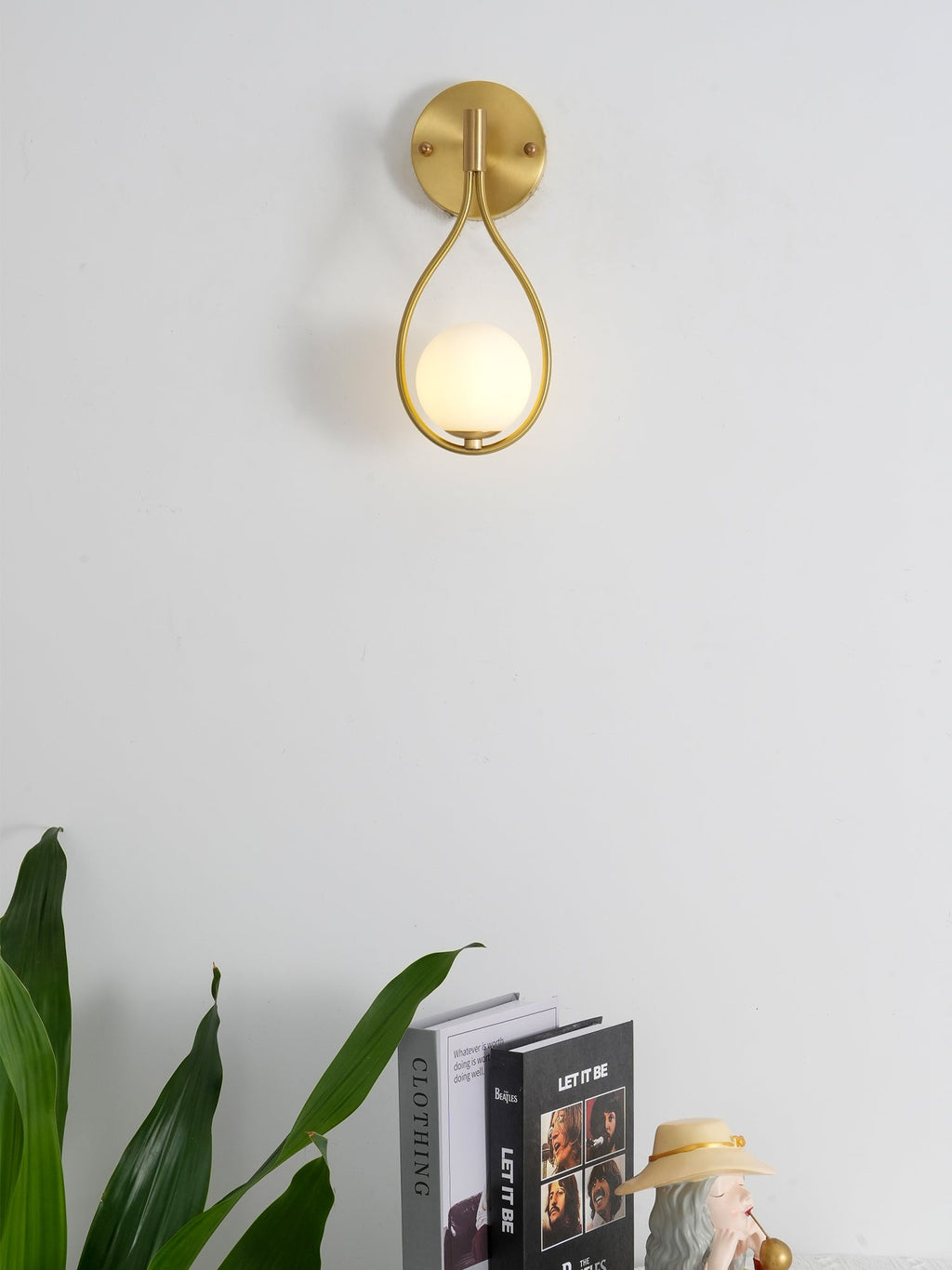 BEAUMONT GILDED WALL SCONCE