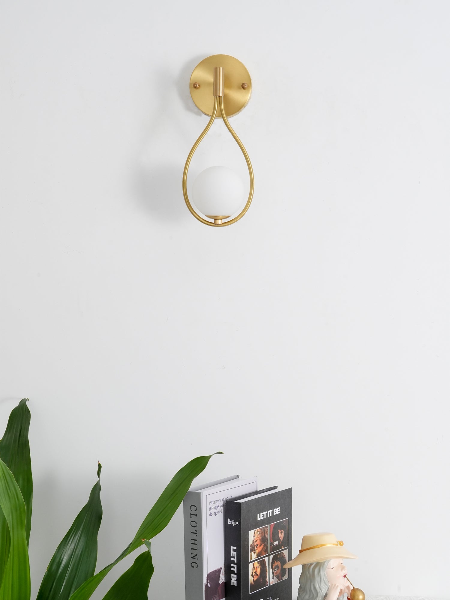 BEAUMONT GILDED WALL SCONCE