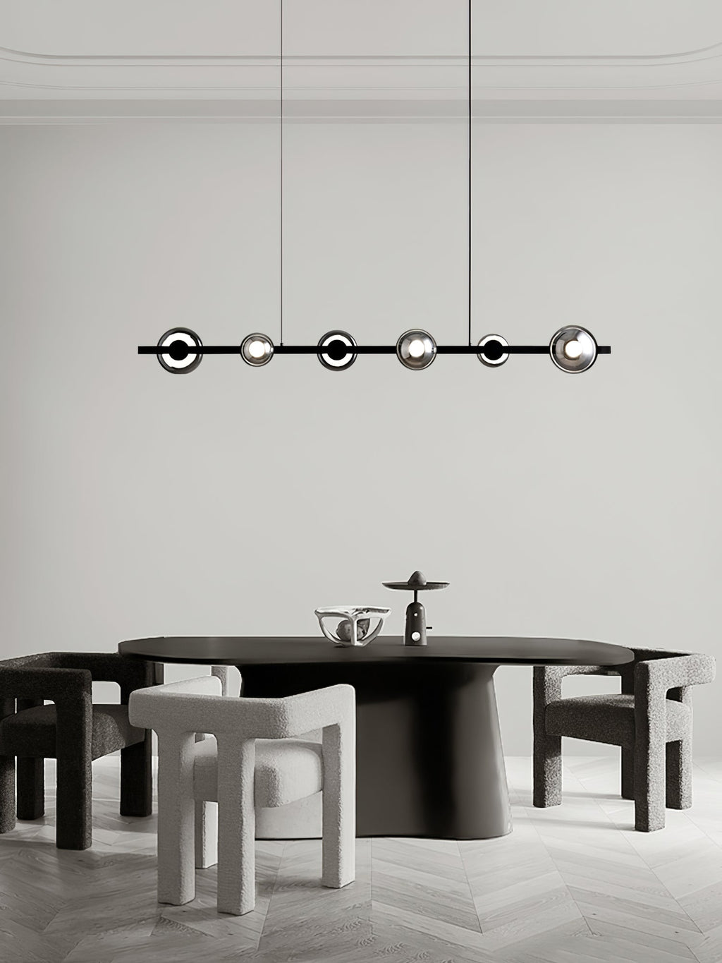 WINDSOR GLASS AND BRASS LUMINAIRE