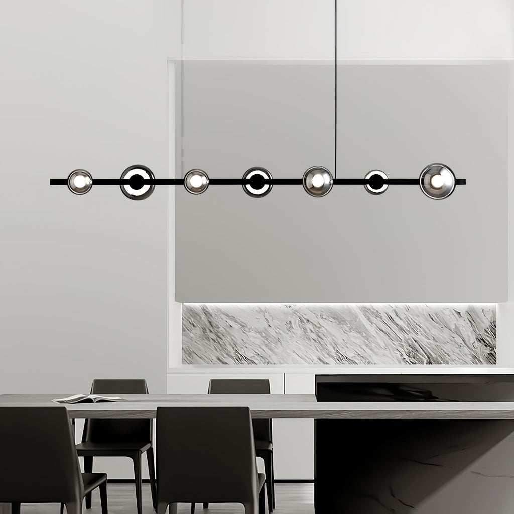 WINDSOR GLASS AND BRASS LUMINAIRE