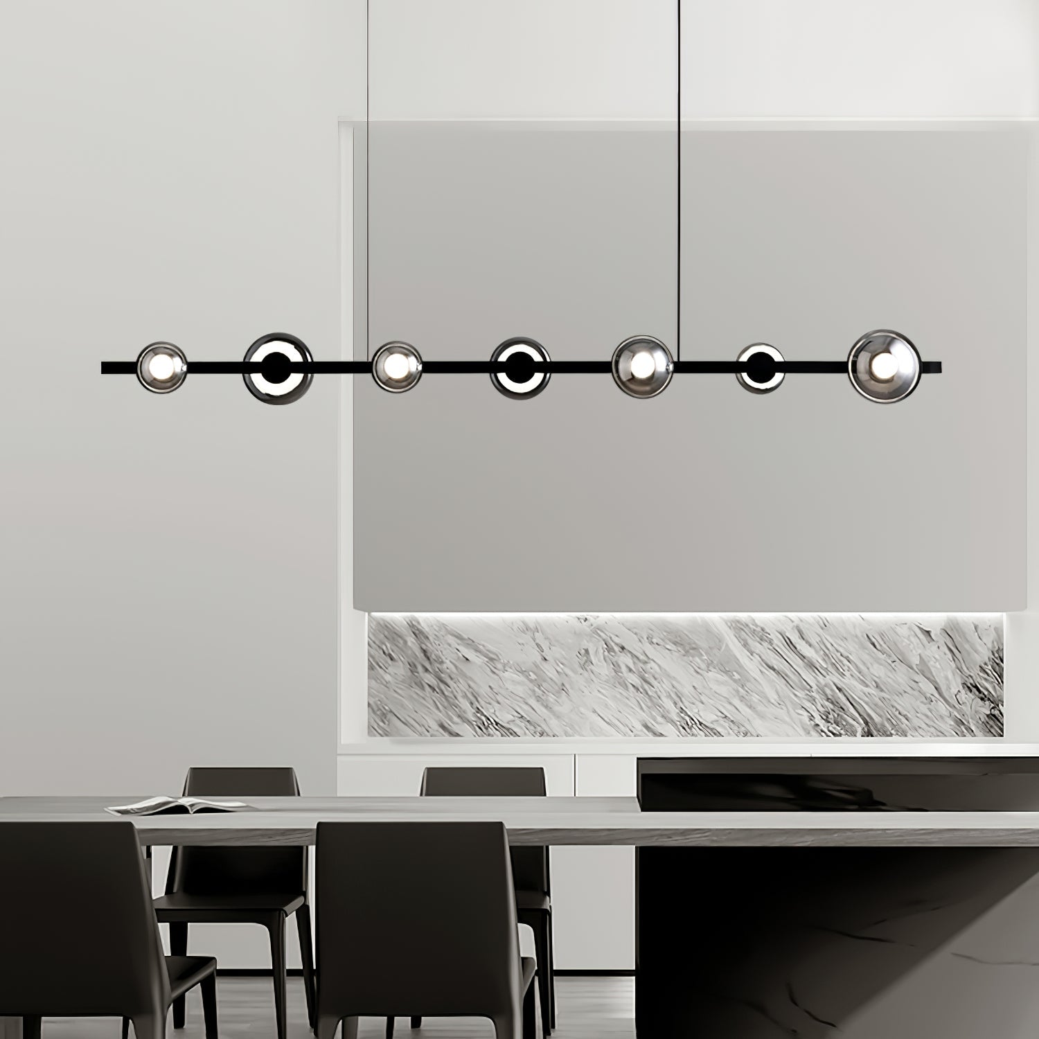 WINDSOR GLASS AND BRASS LUMINAIRE