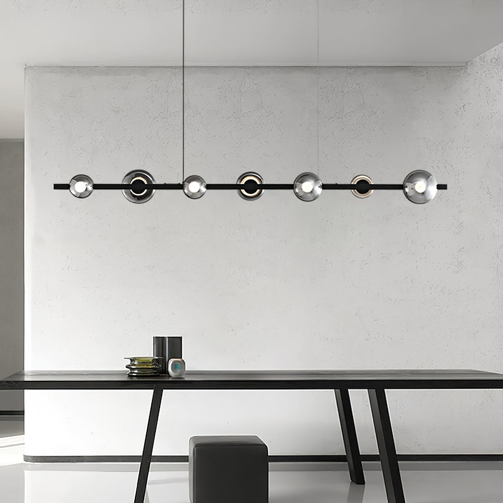 WINDSOR GLASS AND BRASS LUMINAIRE