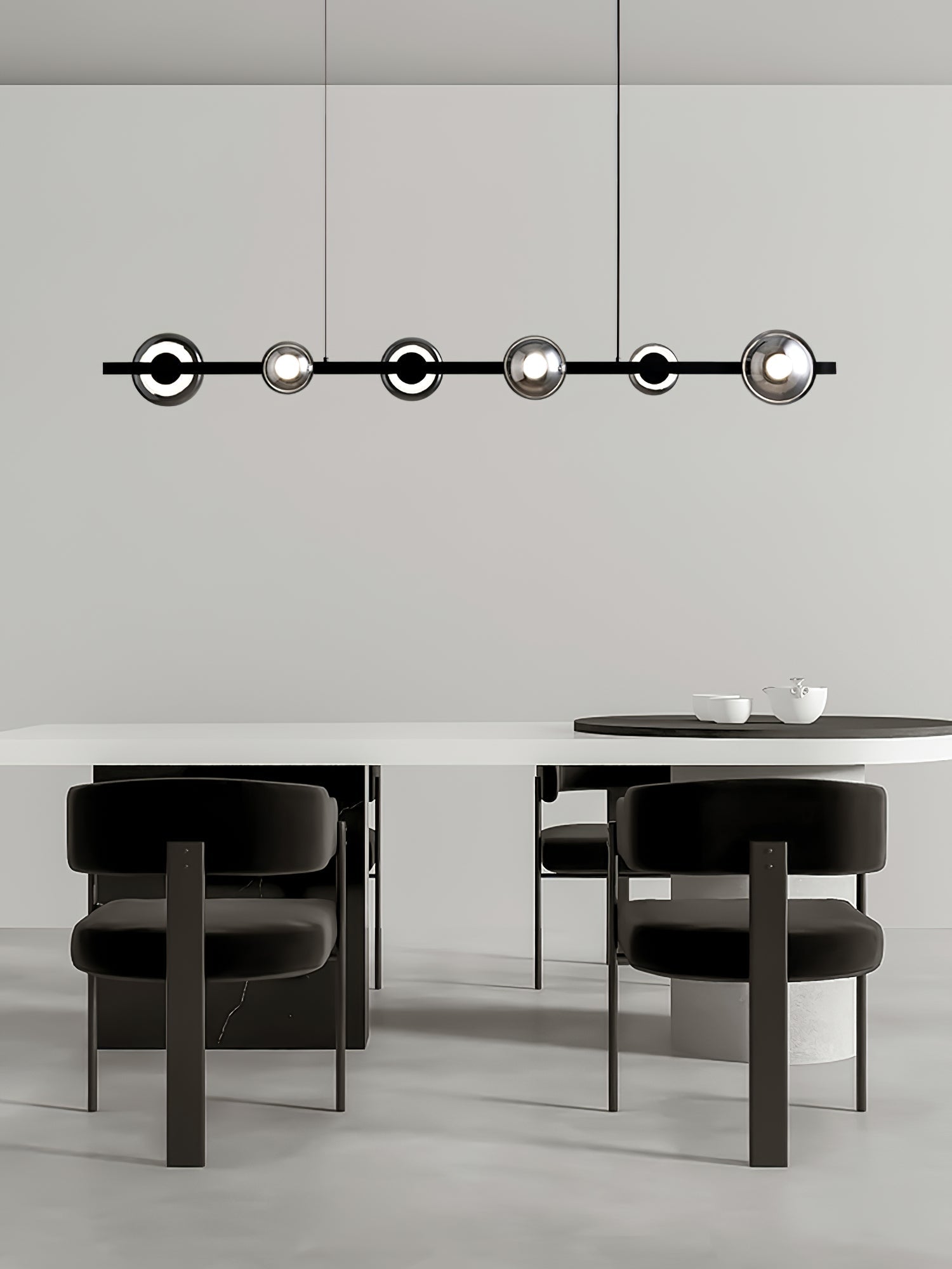 WINDSOR GLASS AND BRASS LUMINAIRE