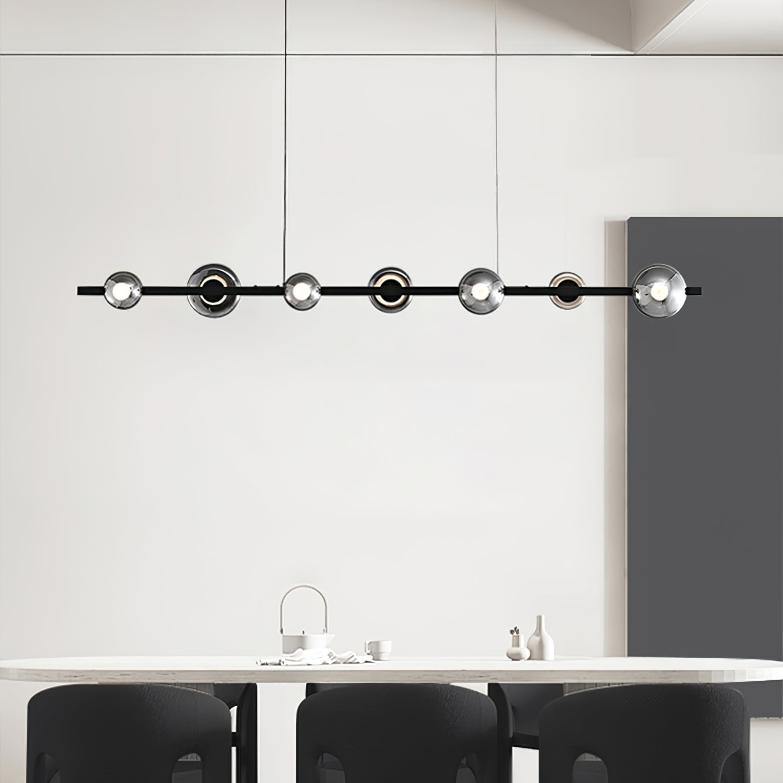 WINDSOR GLASS AND BRASS LUMINAIRE
