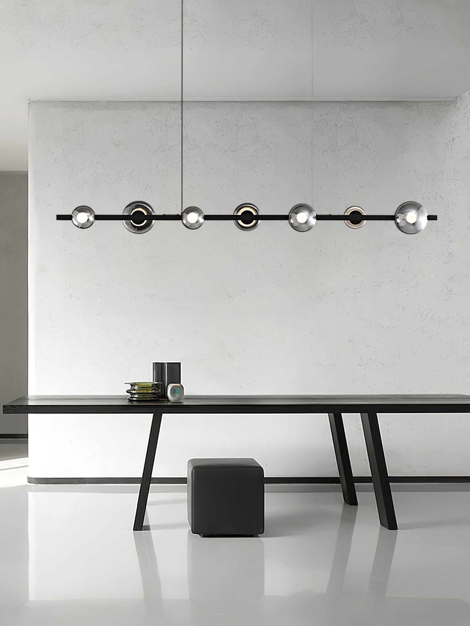 WINDSOR GLASS AND BRASS LUMINAIRE