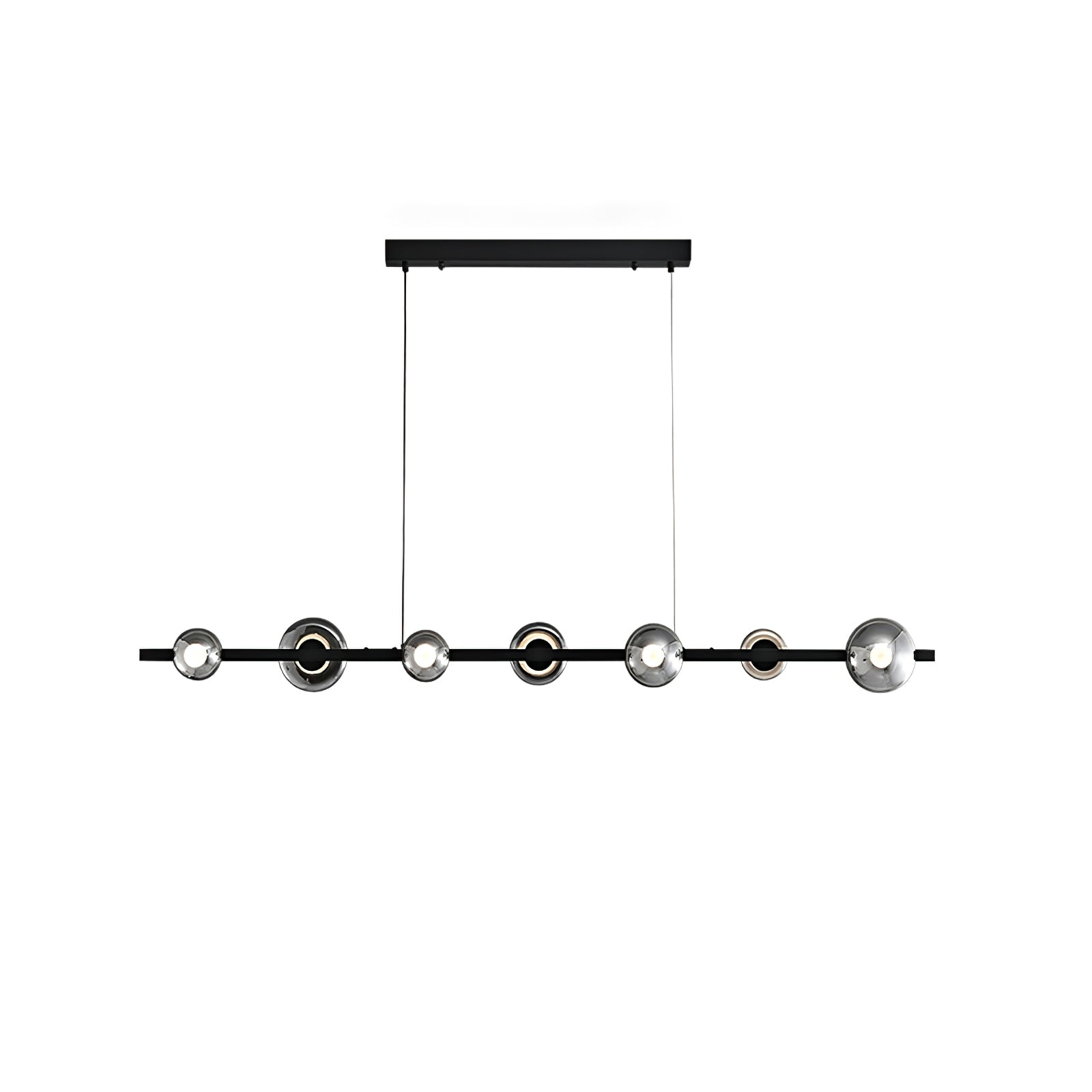 WINDSOR GLASS AND BRASS LUMINAIRE