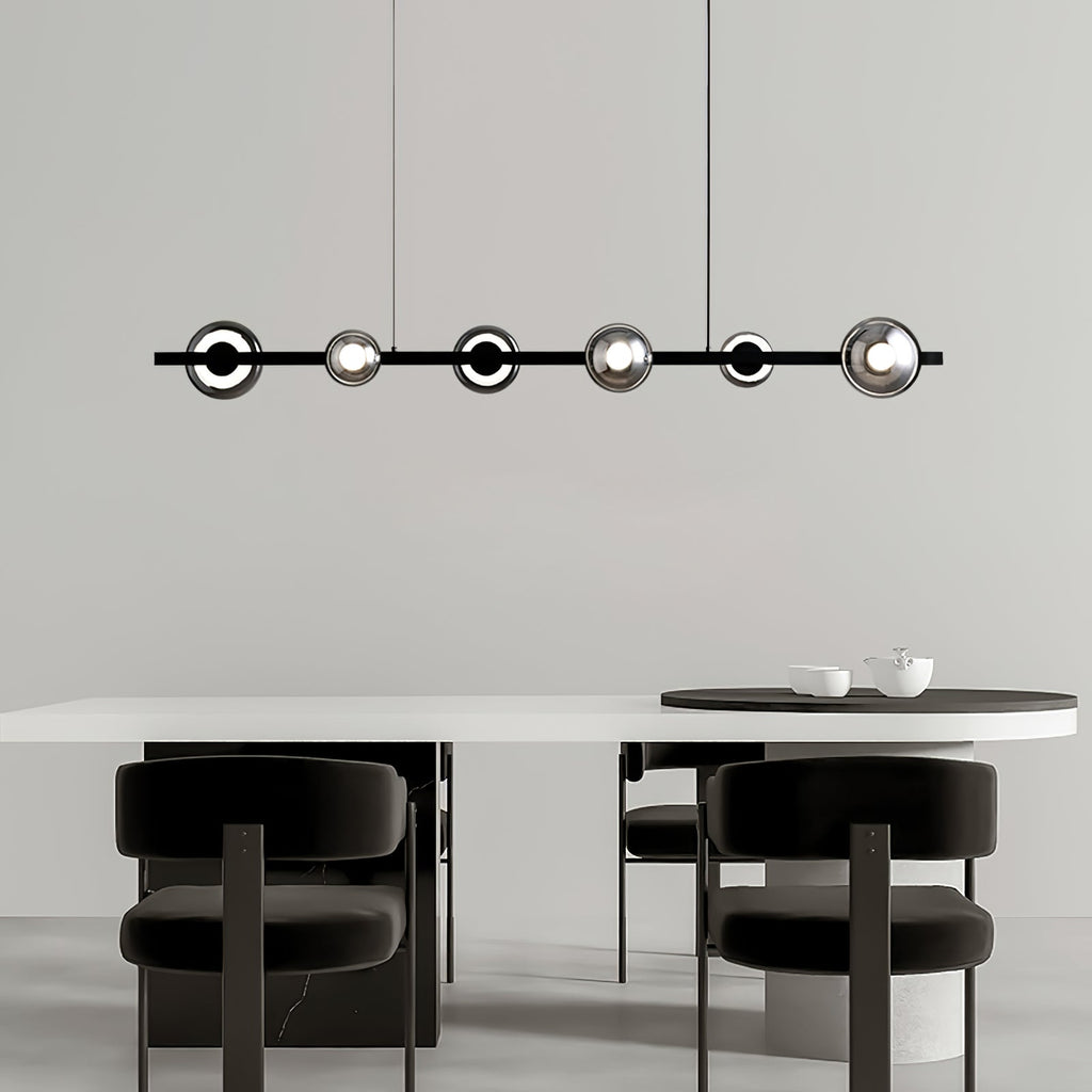 WINDSOR GLASS AND BRASS LUMINAIRE