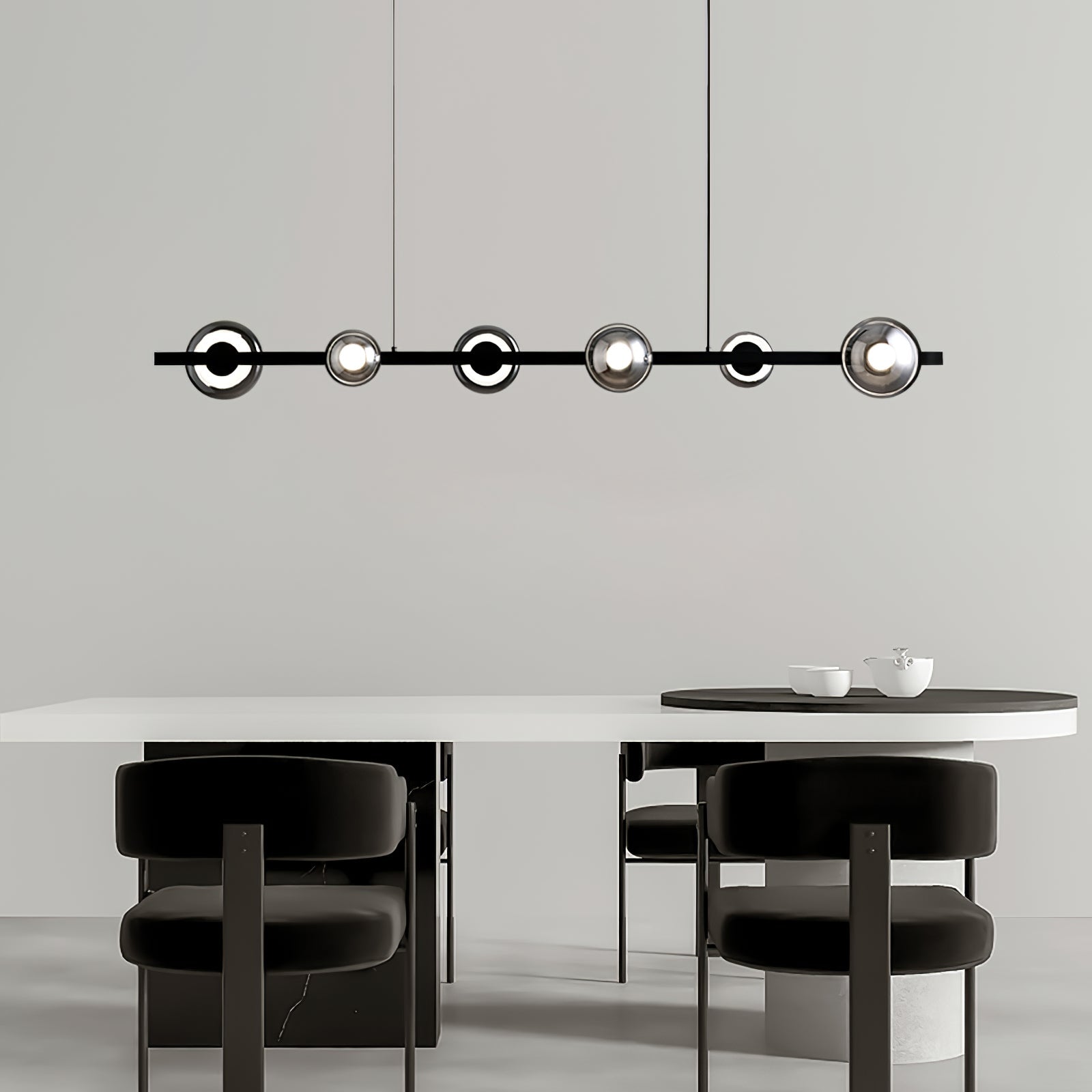 WINDSOR GLASS AND BRASS LUMINAIRE