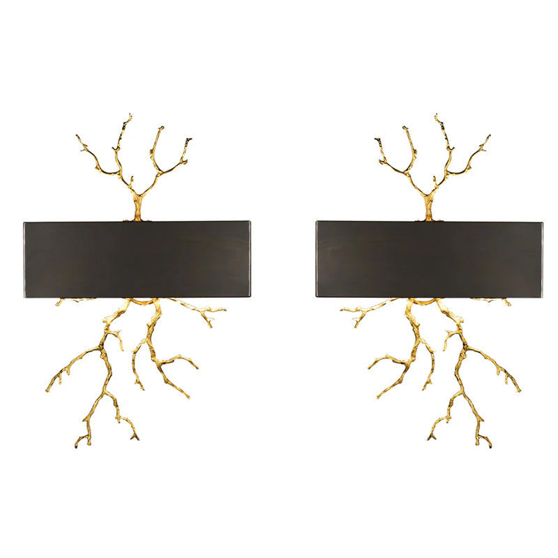 WINTHROP BRASS TWIG WALL SCONCE
