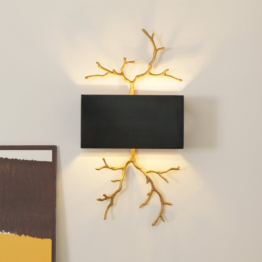 WINTHROP BRASS TWIG WALL SCONCE