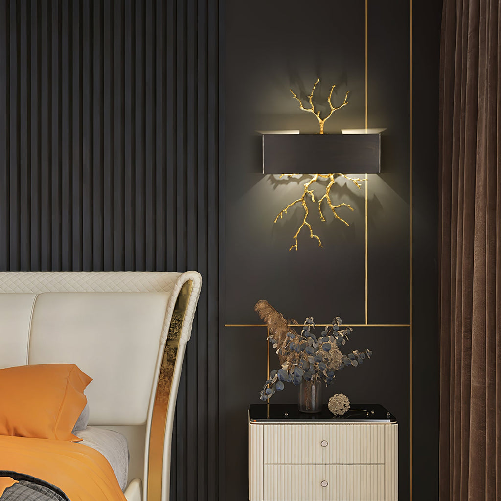 WINTHROP BRASS TWIG WALL SCONCE