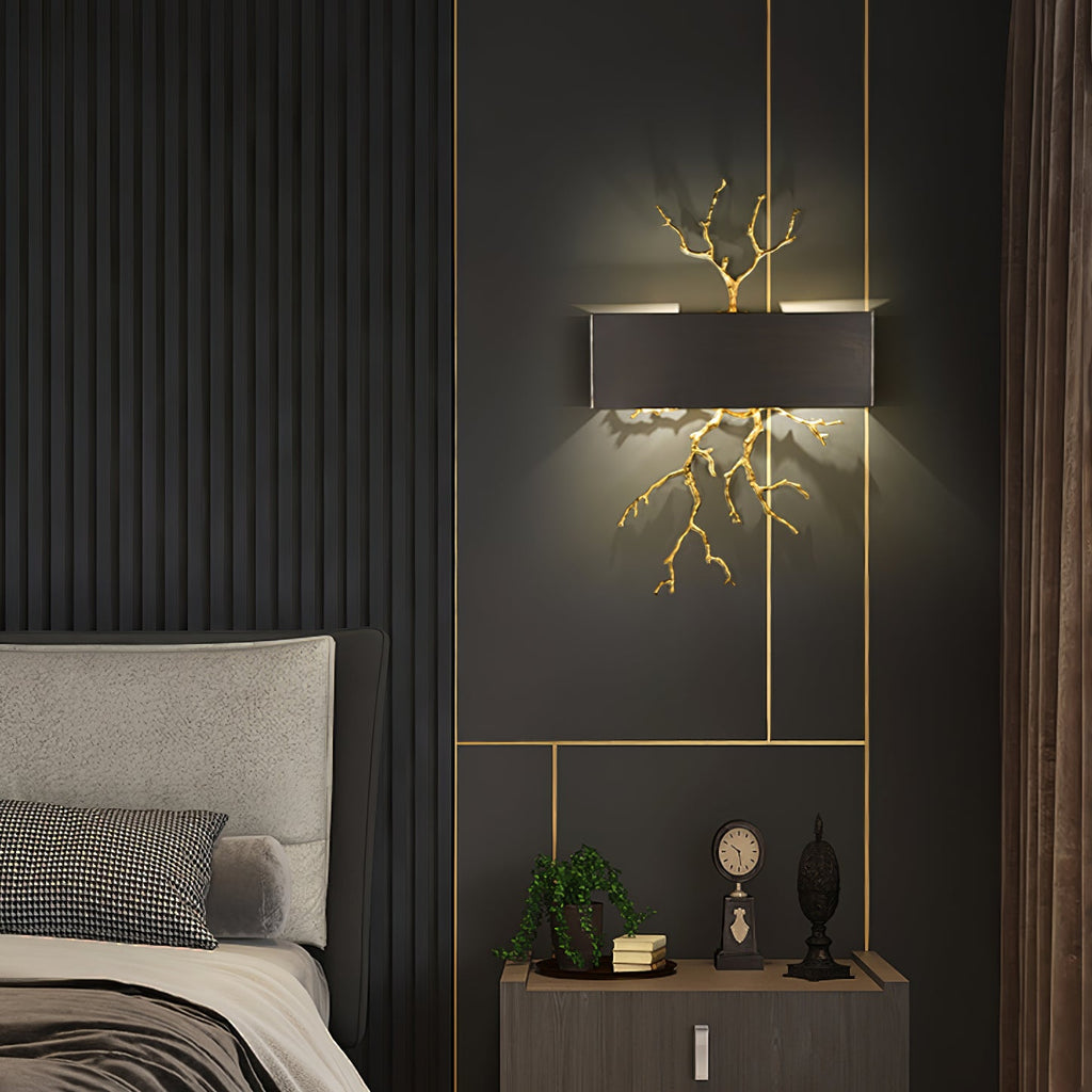 WINTHROP BRASS TWIG WALL SCONCE