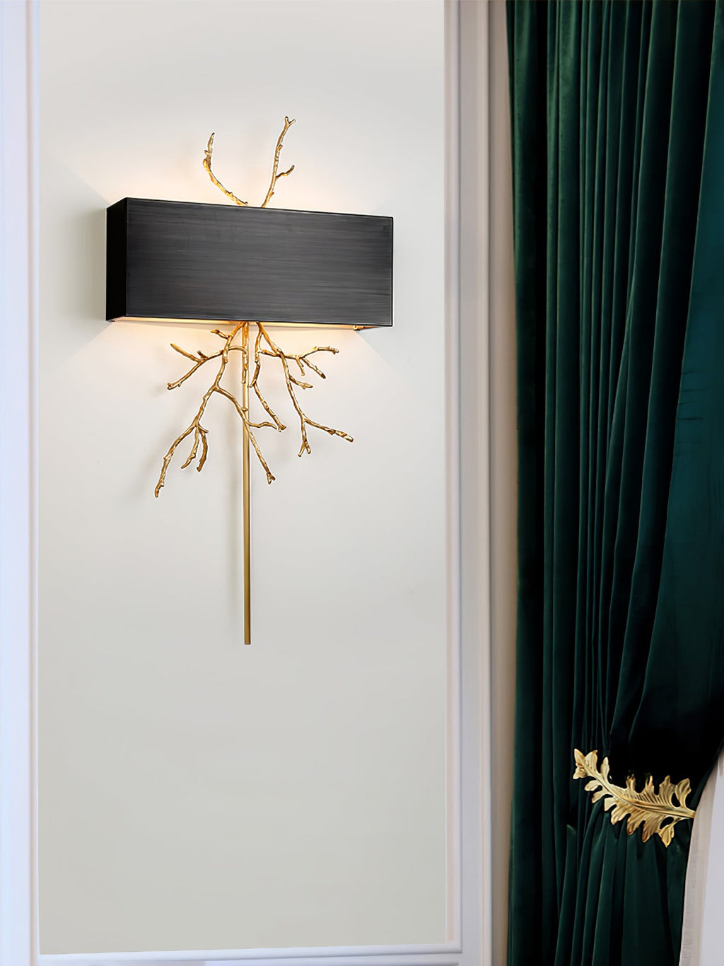 WINTHROP BRASS TWIG WALL SCONCE