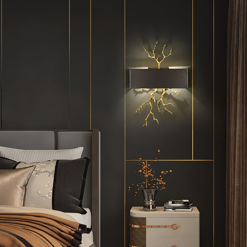 WINTHROP BRASS TWIG WALL SCONCE