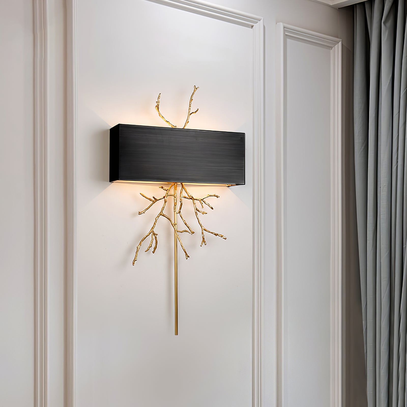 WINTHROP BRASS TWIG WALL SCONCE