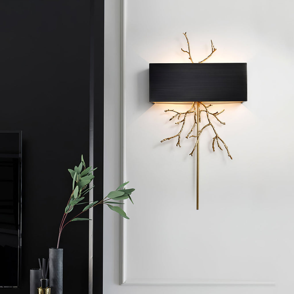 WINTHROP BRASS TWIG WALL SCONCE