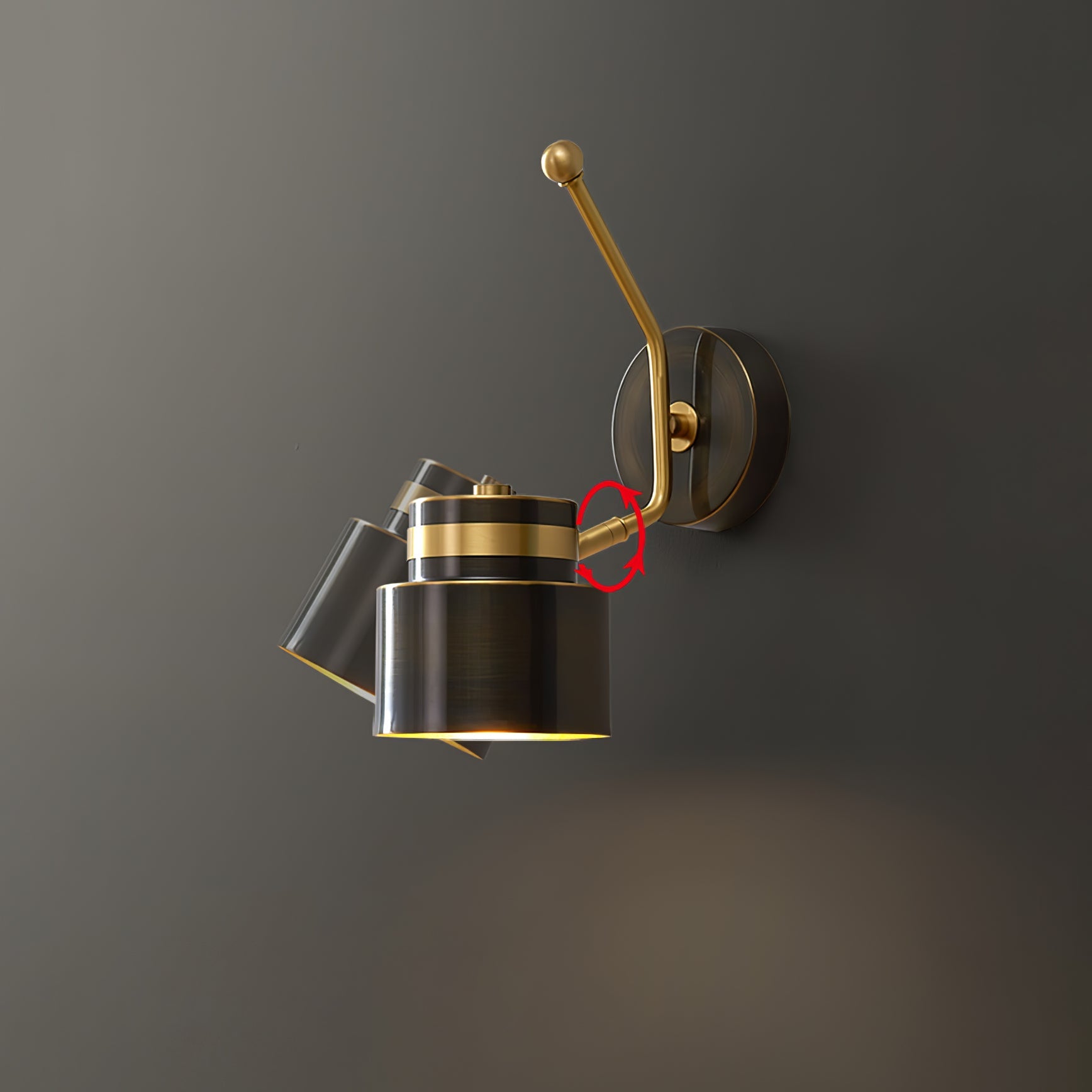 WINDSOR HOLLOW BRASS WALL SCONCE