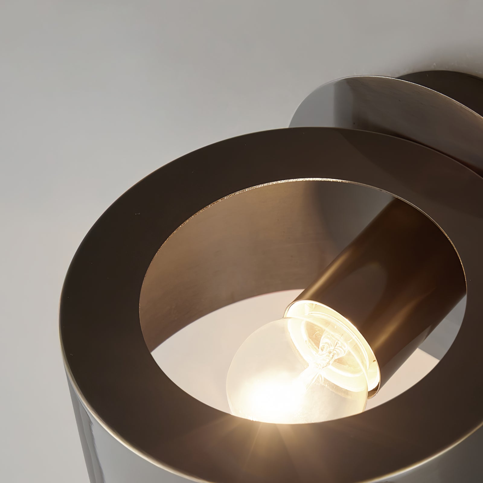 WINTHROP BRASS DRUM SHADOW LANTERN