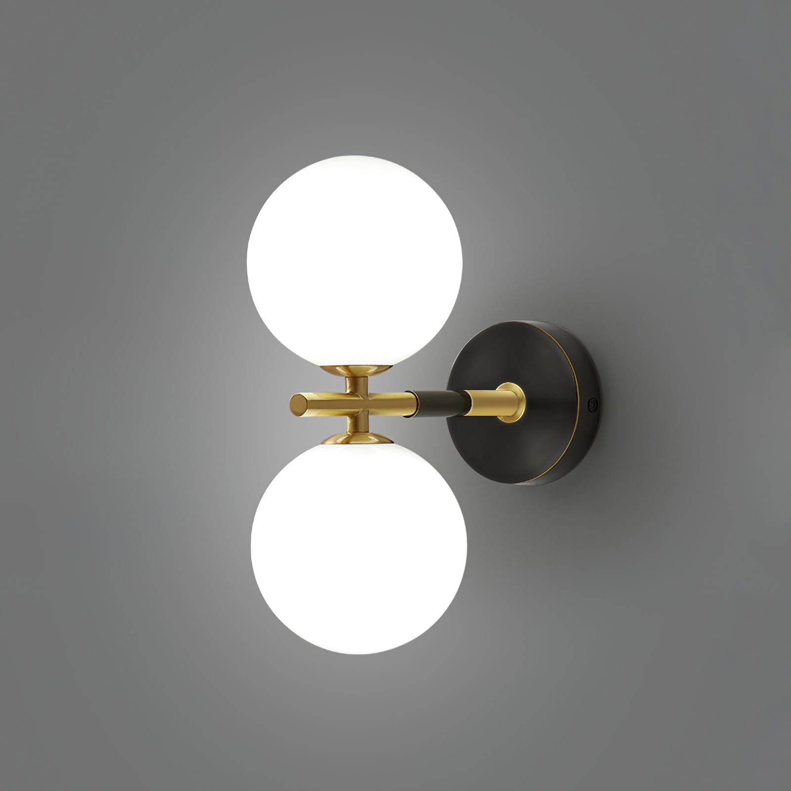 WINDSOR BRASS GLOBE WALL SCONCE