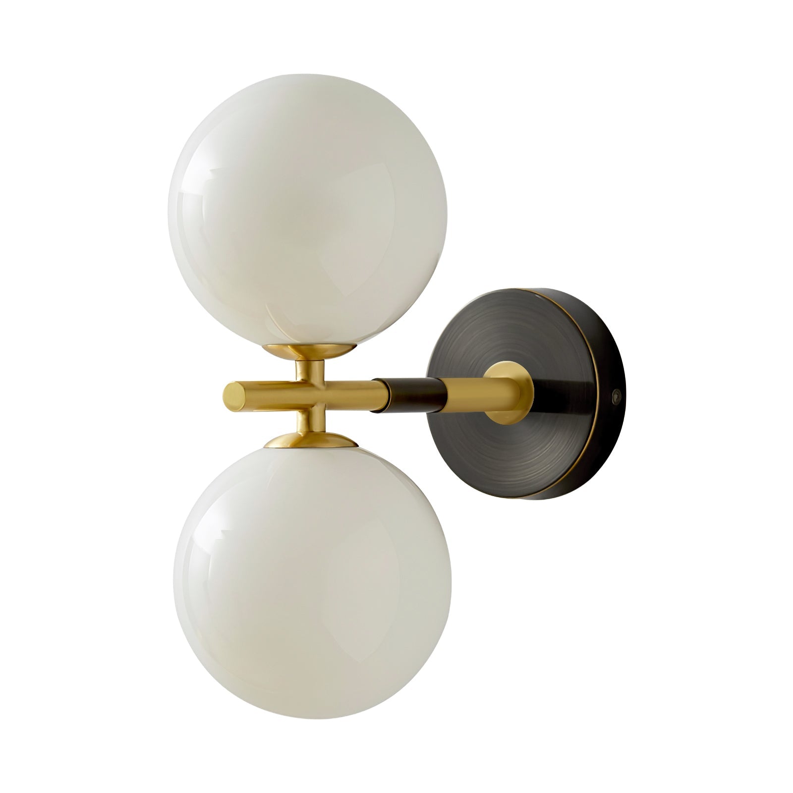 WINDSOR BRASS GLOBE WALL SCONCE