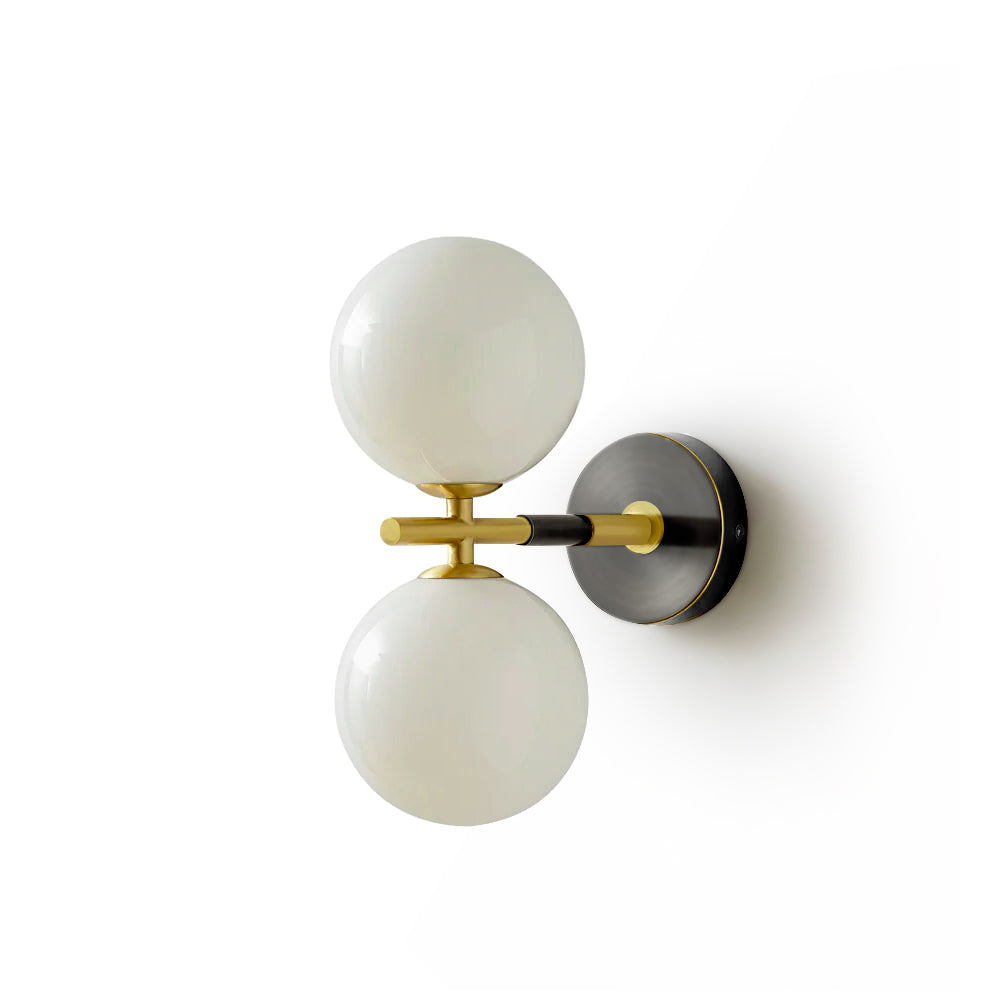 WINDSOR BRASS GLOBE WALL SCONCE