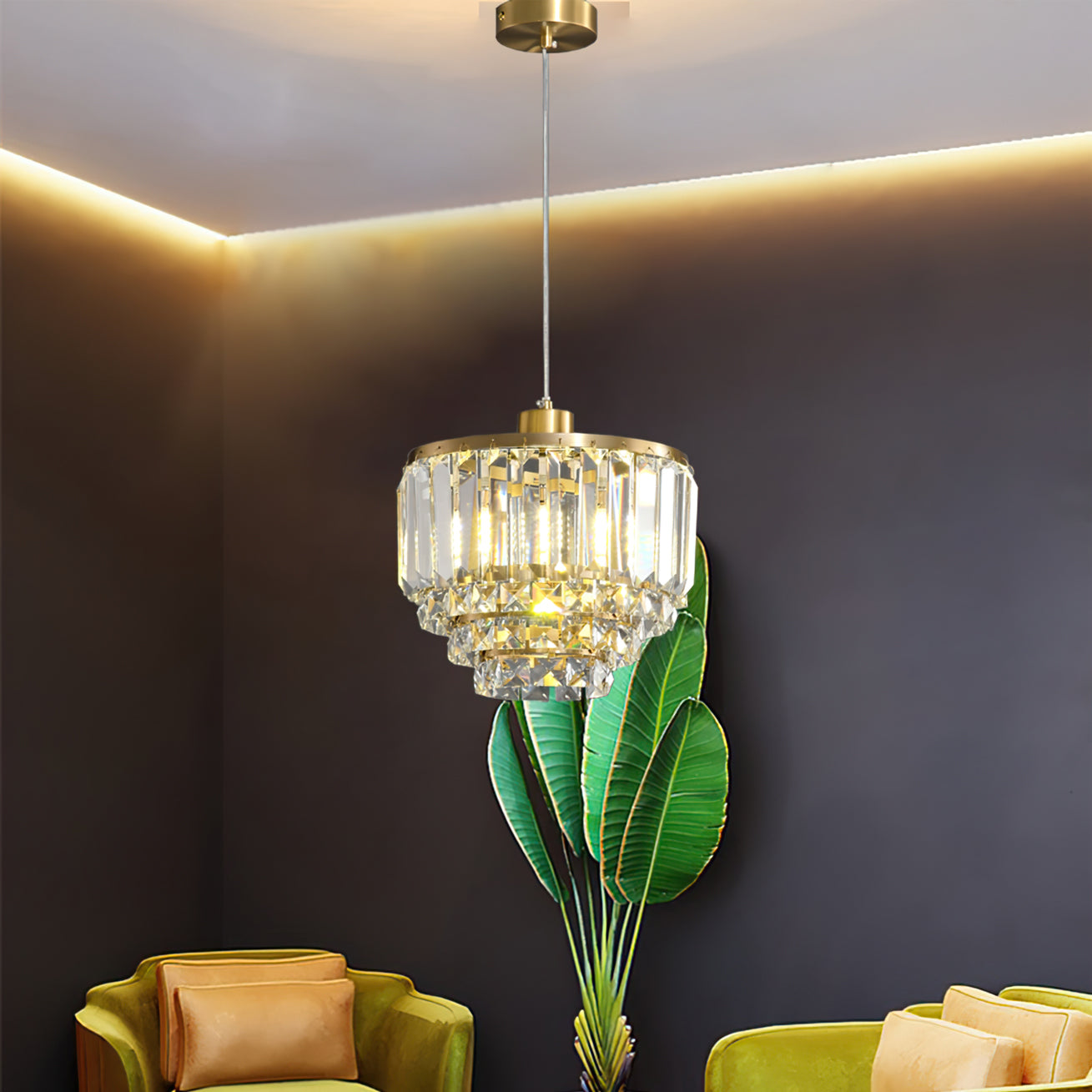 FENWICK VINTAGE BRASS HANGING LANTERN