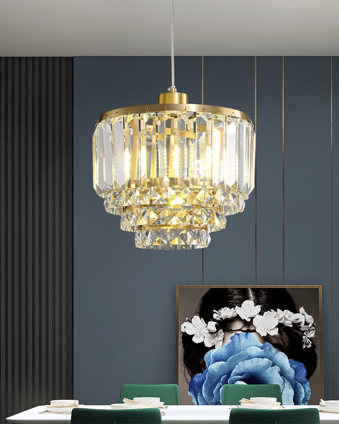 FENWICK VINTAGE BRASS HANGING LANTERN