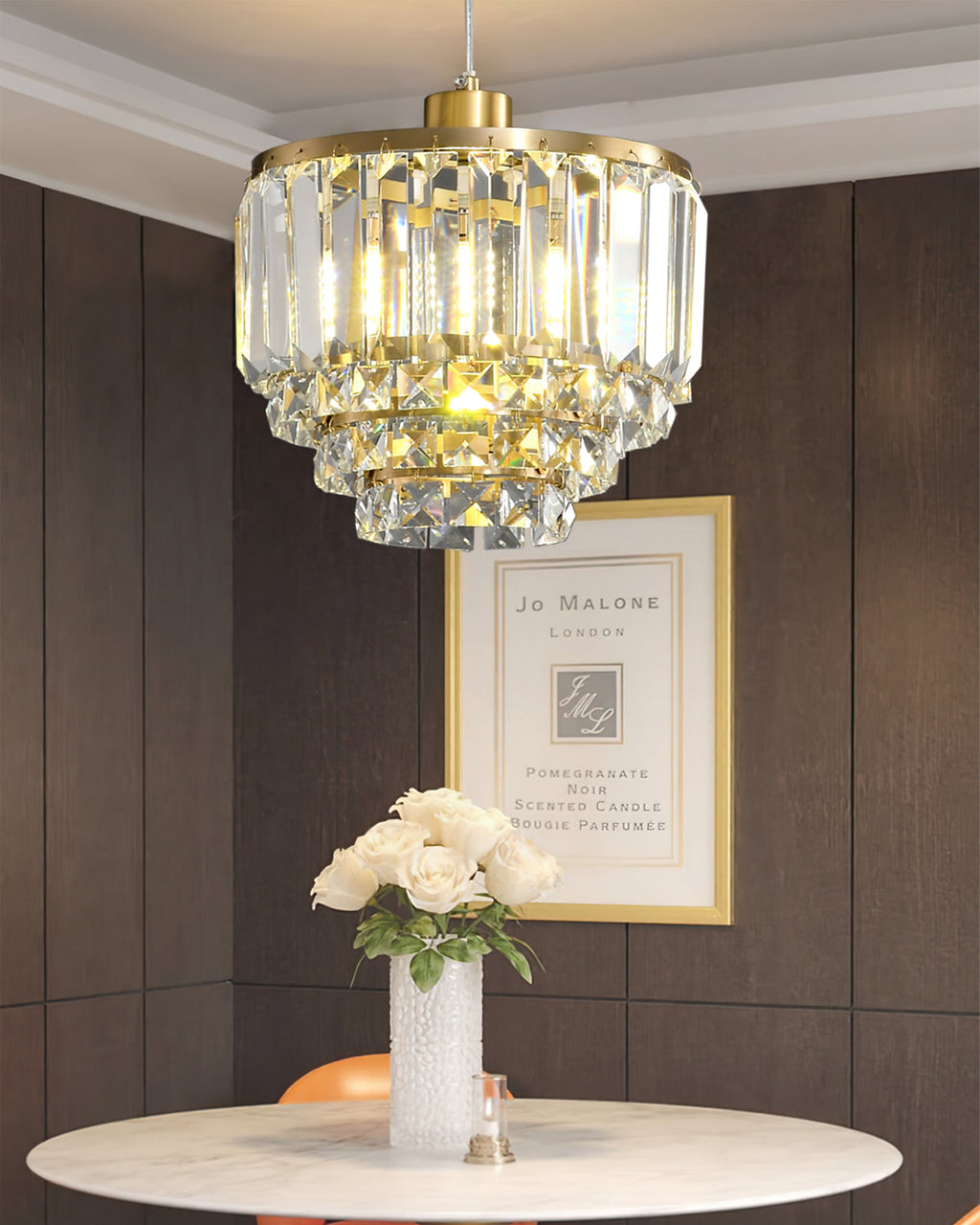 FENWICK VINTAGE BRASS HANGING LANTERN