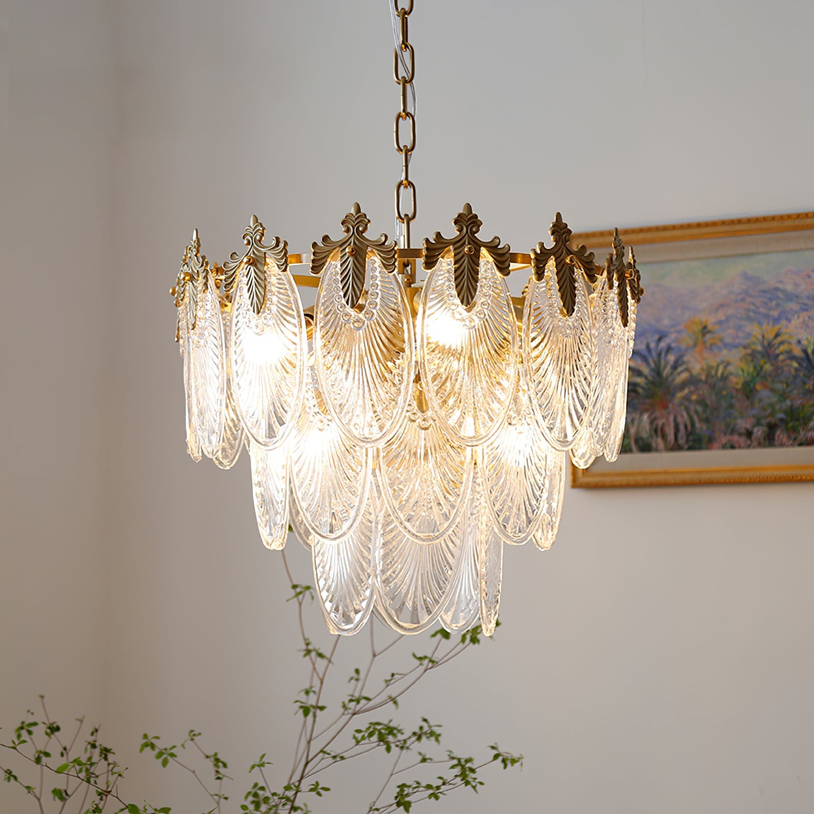 WINTHROP GILDED FOLIAGE LIGHTING