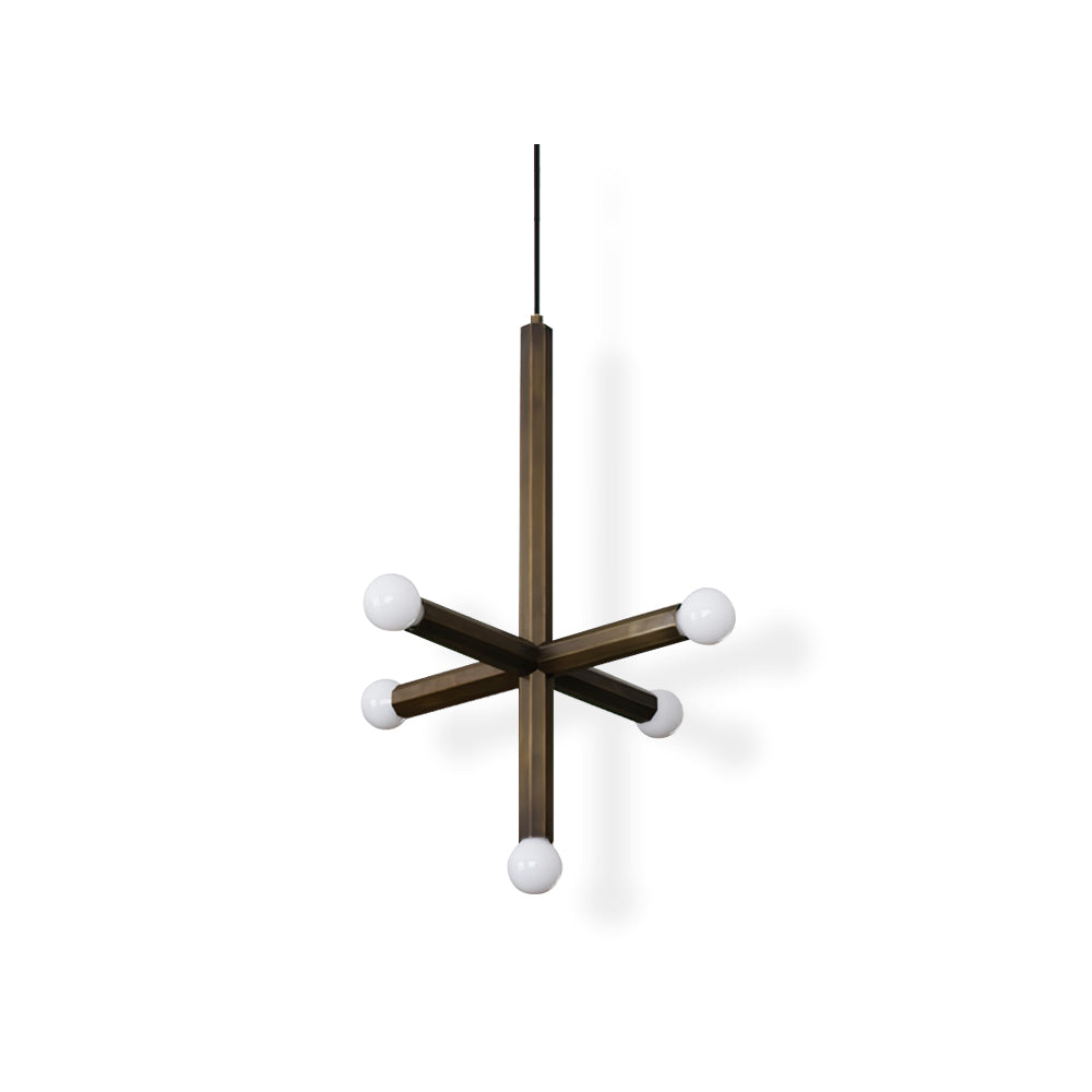 WINTHROP BRASS UNION HANGING LANTERN