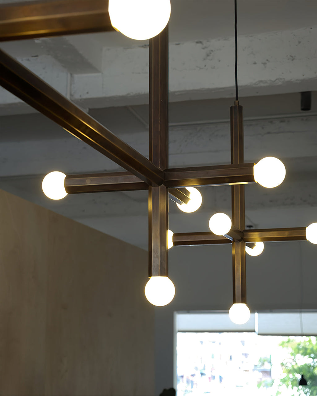 WINTHROP BRASS UNION HANGING LANTERN