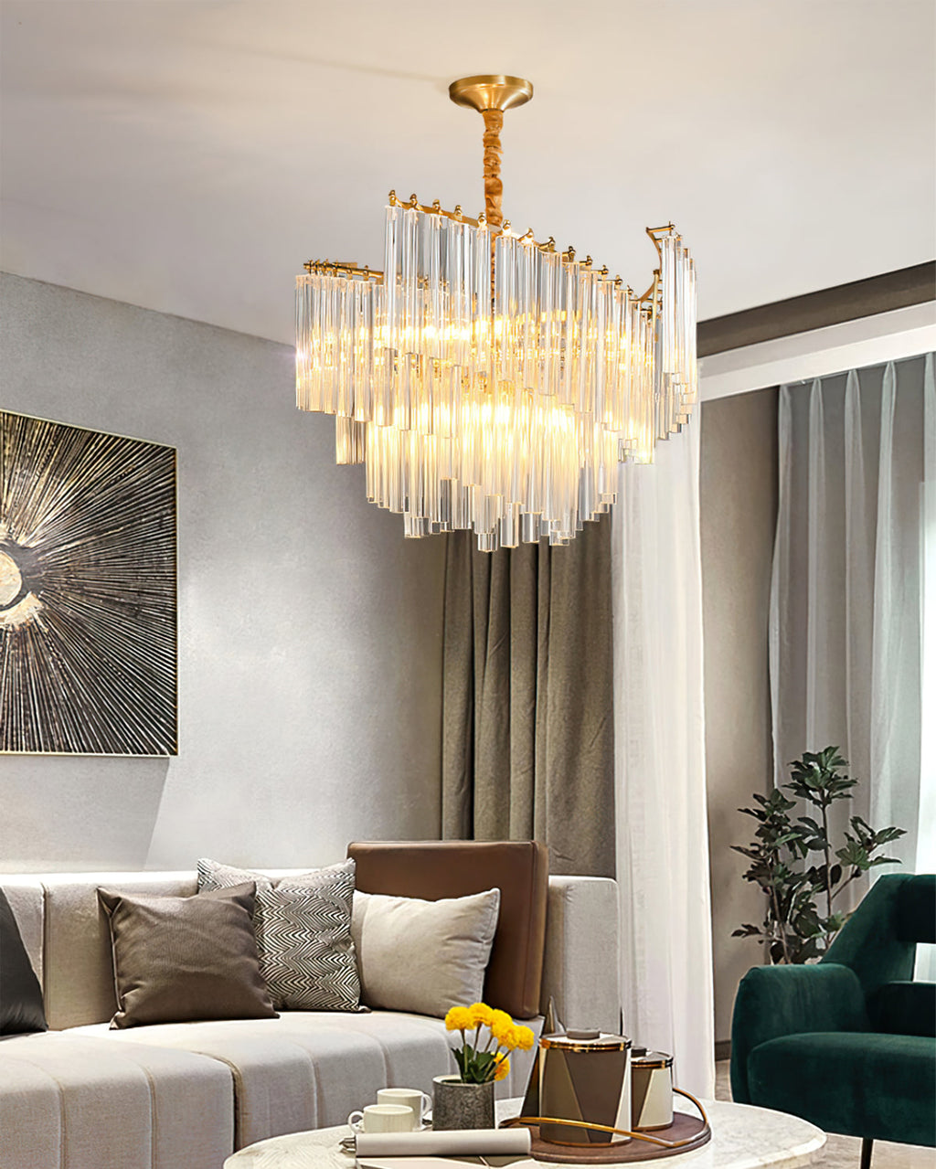 FROSTFELL CRYSTAL ICICLE LUMINAIRE