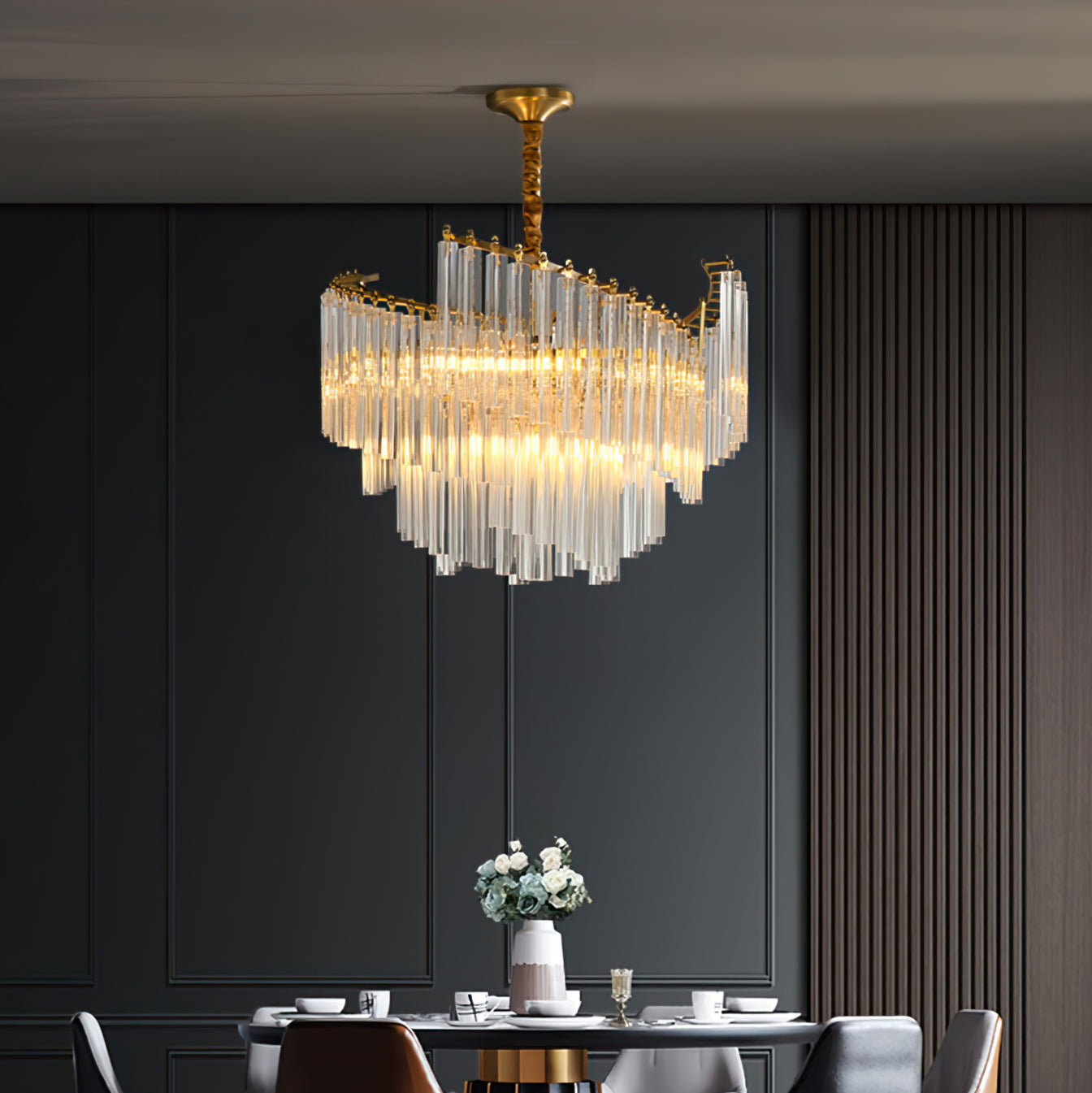 FROSTFELL CRYSTAL ICICLE LUMINAIRE