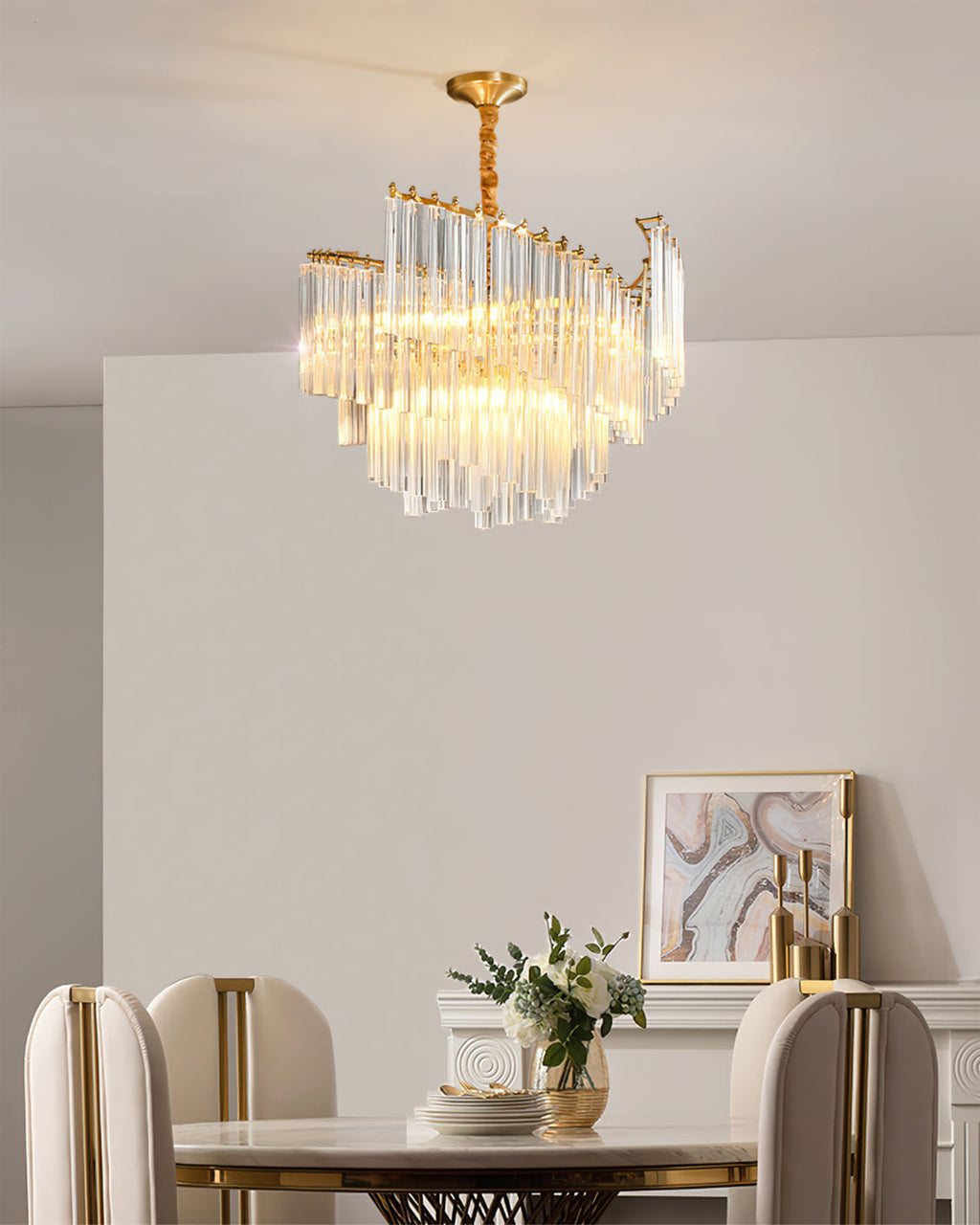 FROSTFELL CRYSTAL ICICLE LUMINAIRE