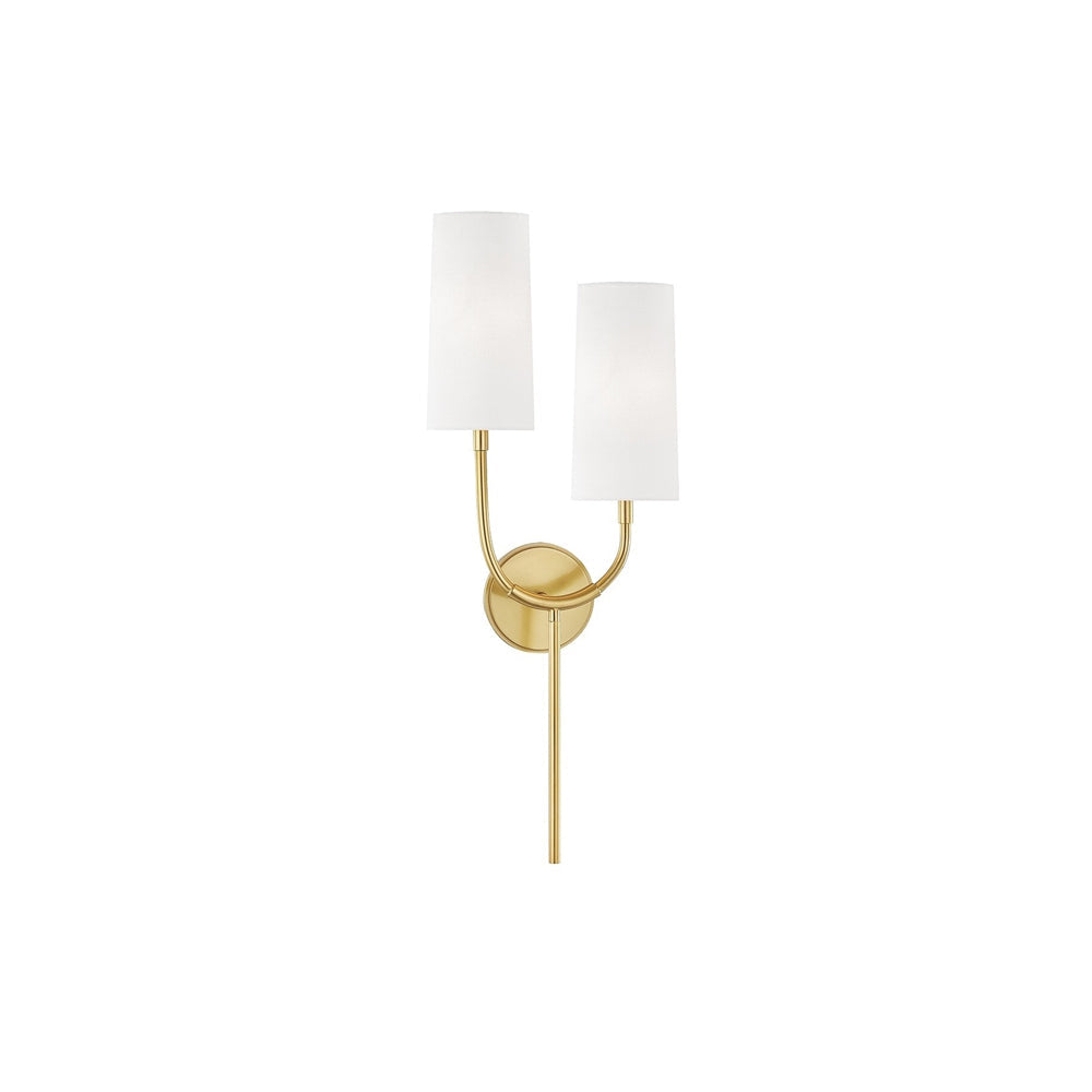 FENWICK RUSTIC BRASS WALL SCONCE