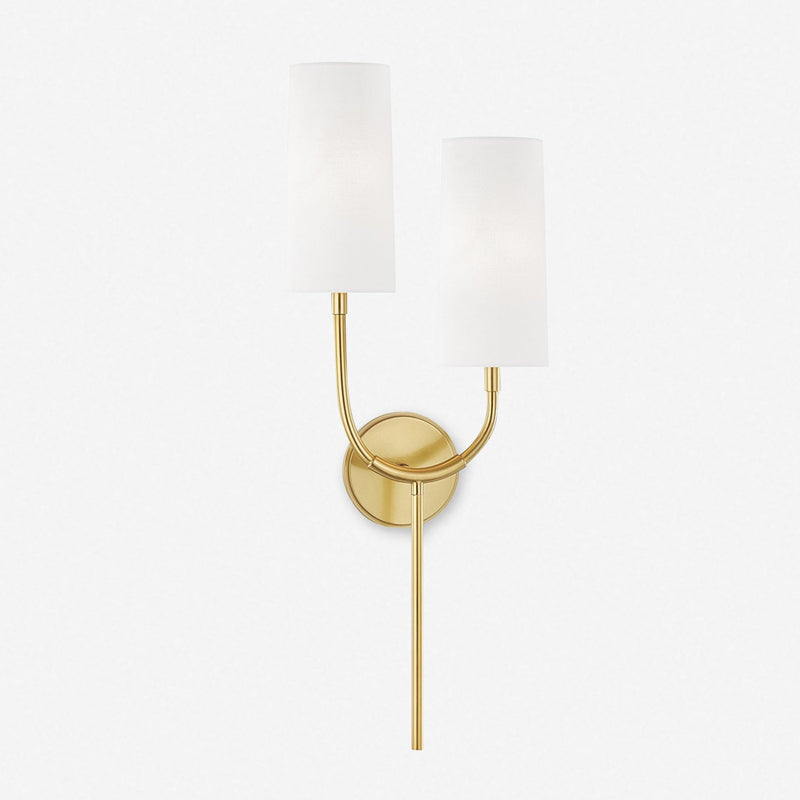 FENWICK RUSTIC BRASS WALL SCONCE