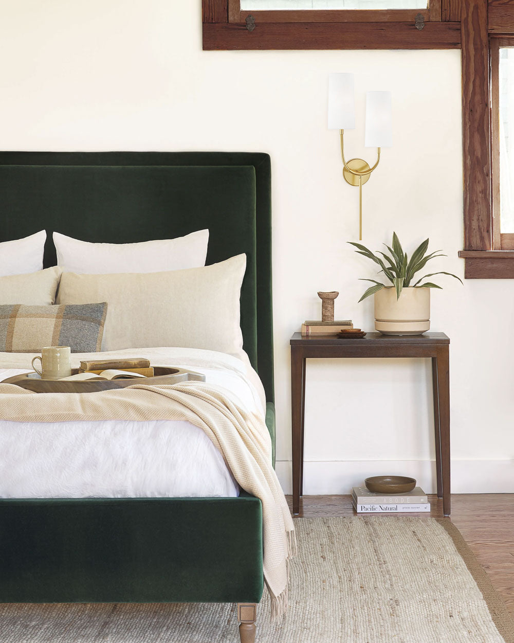 FENWICK RUSTIC BRASS WALL SCONCE