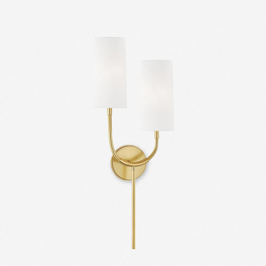 FENWICK RUSTIC BRASS WALL SCONCE