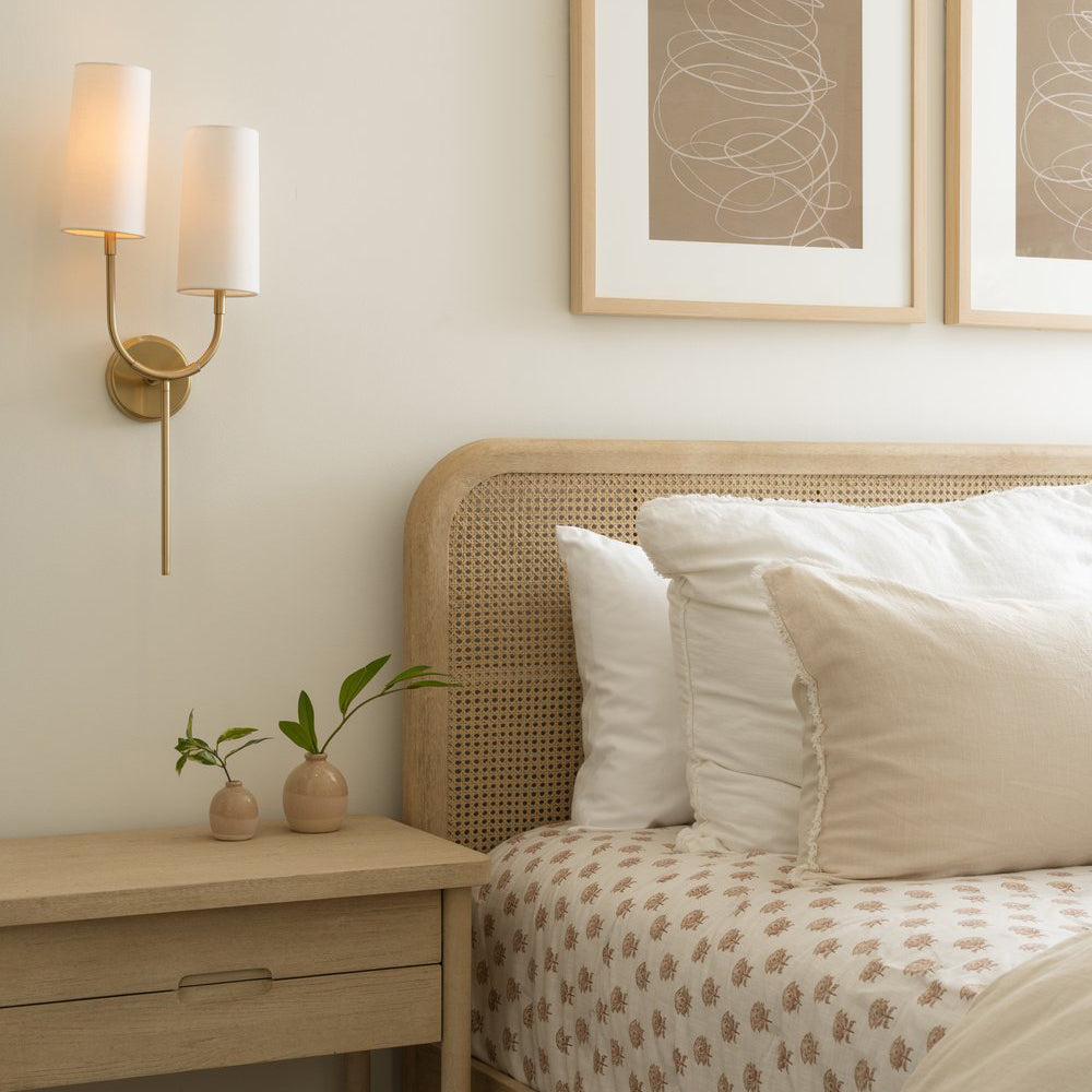 FENWICK RUSTIC BRASS WALL SCONCE