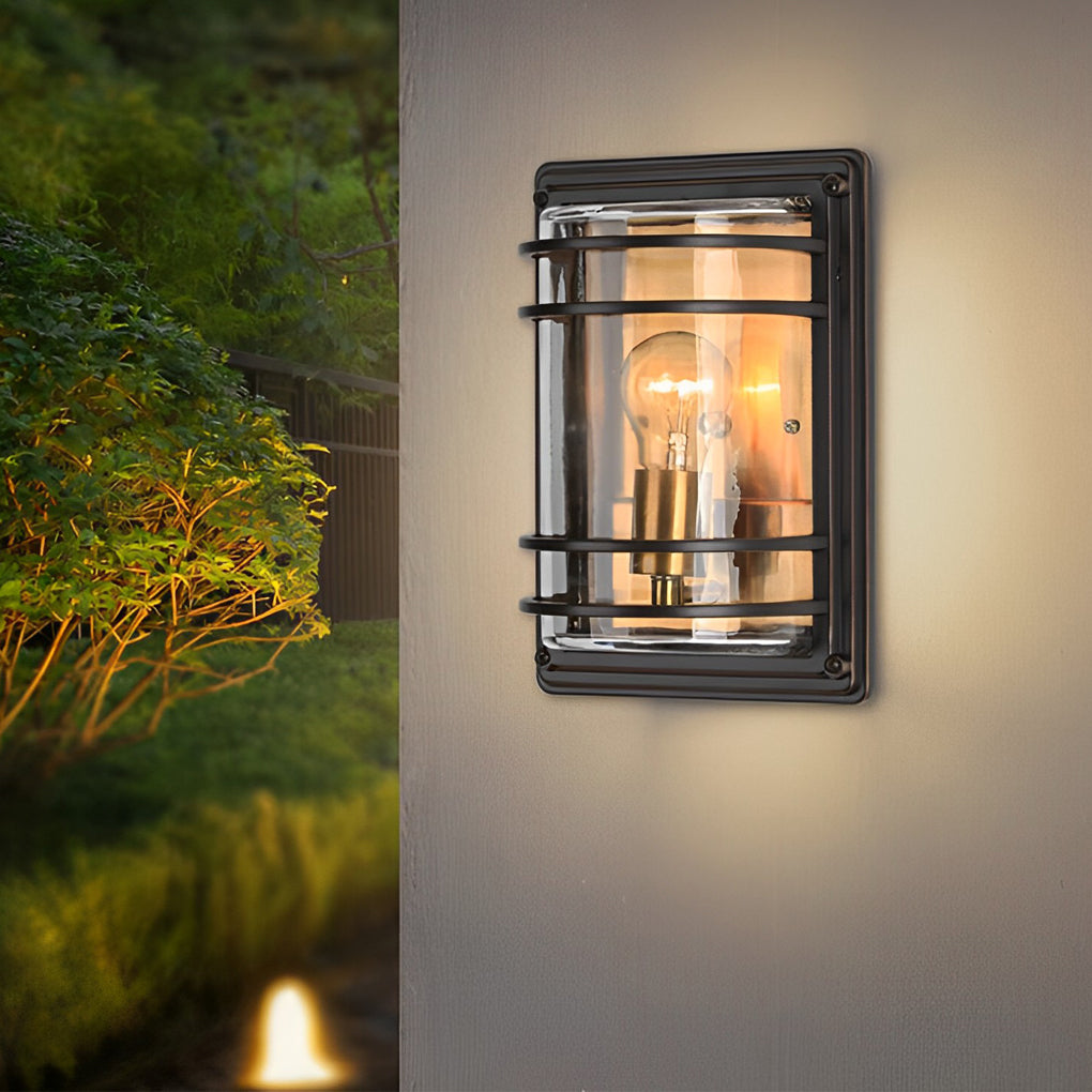 WINDSOR BRONZE GLAZE OUTDOOR WALL SCONCE