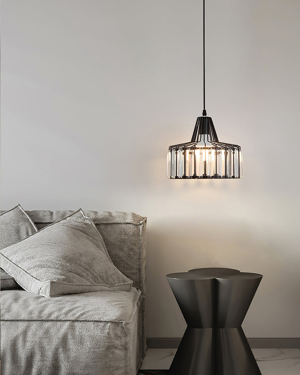 WINTHROP CRYSTAL DROPLET HANGING LIGHT