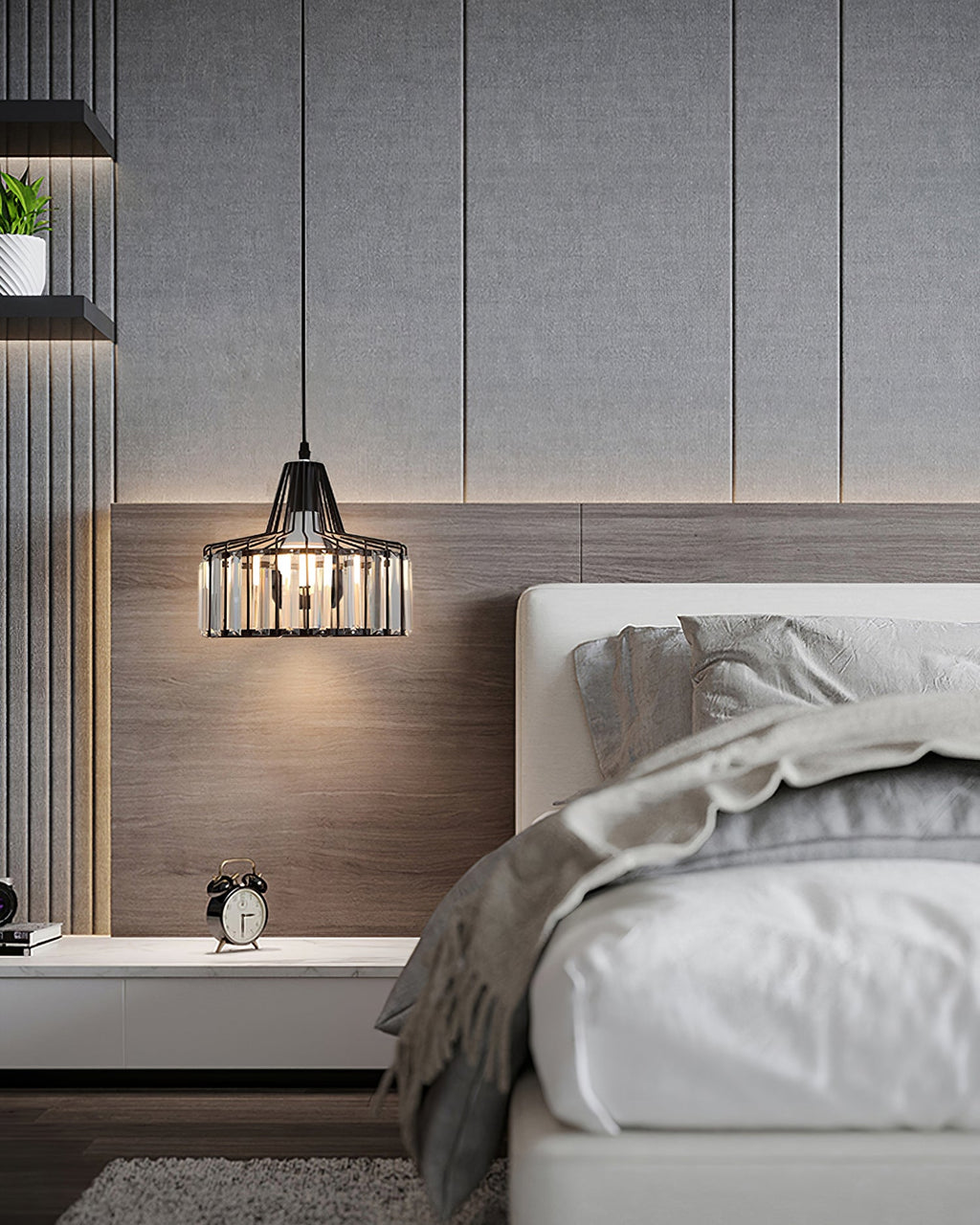 WINTHROP CRYSTAL DROPLET HANGING LIGHT
